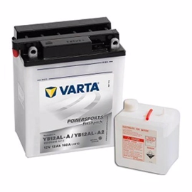 Varta 512 013 012 MC-batteri 12-volts 12 Ah (+pol till höger)